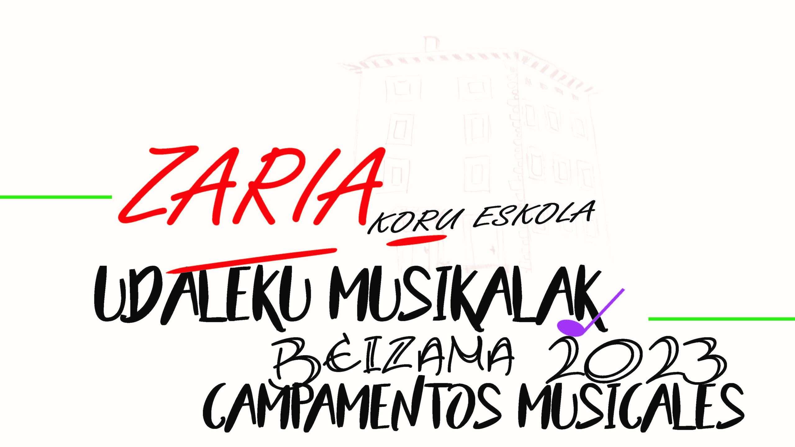 Zaria Koru Eskola ha organizado campamentos musicales