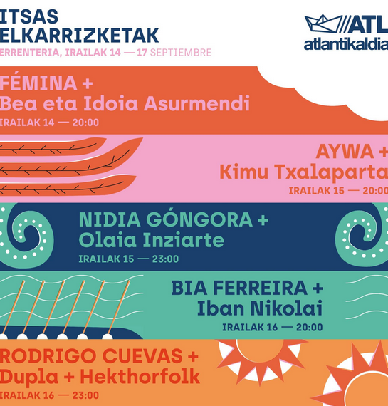 ‘Itsas Elkarrizketak’: cinco colaboraciones musicales entre artistas internacionales y locales en Atlantikaldia