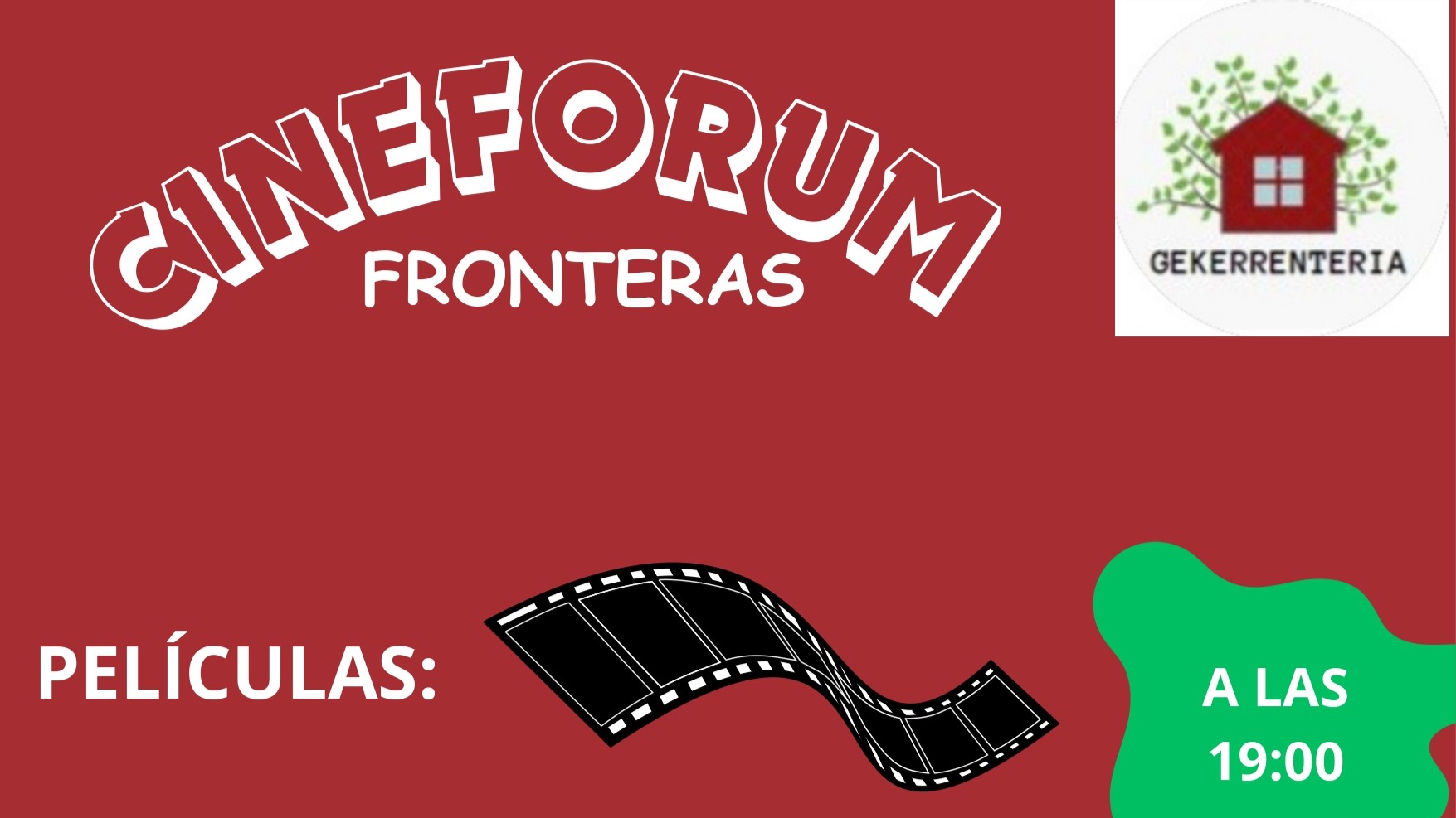 Organizan un cine forum en la casa comunitaria